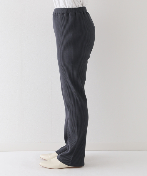 JOURNAL STANDARD relume(ジャーナルスタンダード レリューム)の「ストレッチリブパンツ(その他パンツ・レディース・ナチュラル/グレー/キャメル・FREE)」の11枚目の写真