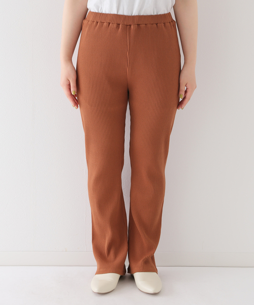 JOURNAL STANDARD relume(ジャーナルスタンダード レリューム)の「ストレッチリブパンツ(その他パンツ・レディース・ナチュラル/グレー/キャメル・FREE)」の22枚目の写真