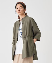 【WOMEN】綿麻テンセルドロストチュニック