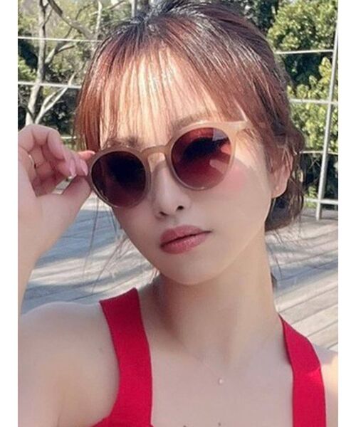 【SUNXY】RV036クラシカルモダン!!クリアフレームサングラス classic round clear frame sunglasses / クラシックラウンド