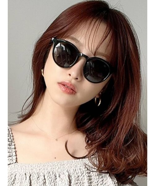 RESEXXY（リゼクシー）の「カラーフレームサングラス（サングラス・レディース・ブラック/ピンク/ベージュ・FREE）」の2枚目の写真