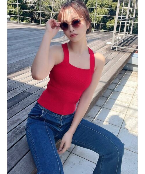 RESEXXY（リゼクシー）の「カラーフレームサングラス（サングラス・レディース・ブラック/ピンク/ベージュ・FREE）」の10枚目の写真