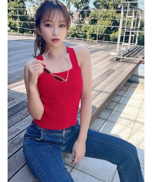 RESEXXY（リゼクシー）の「カラーフレームサングラス（サングラス・レディース・ブラック/ピンク/ベージュ・FREE）」の9枚目の写真