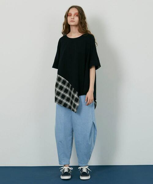 FRAPBOIS（フラボア）の「ティアードワンピ（ワンピース・レディース・グリーン/ブラック・0/1）」の21枚目の写真