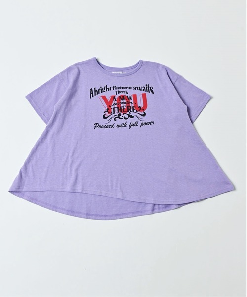 Life Support Products(ライフサポートプロダクツ)の「リサイクルコットンアシンメトリーチュニック(80~150cm)(チュニック・キッズ・ホワイト/ラベンダー/レッド/ライトブルー・95/140/150/120/80/110/90/100/130)」の3枚目の写真