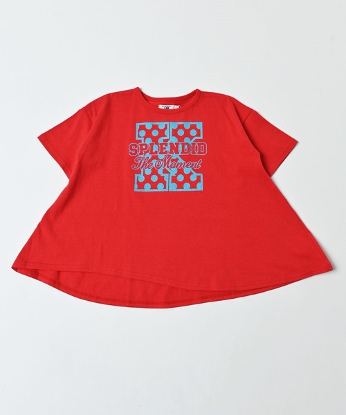 Life Support Products(ライフサポートプロダクツ)の「リサイクルコットンアシンメトリーチュニック(80~150cm)(チュニック・キッズ・ホワイト/ラベンダー/レッド/ライトブルー・95/140/150/120/80/110/90/100/130)」の4枚目の写真