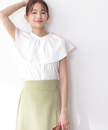 N.（N. Natural Beauty Basic） | ◆２ｗａｙフリルカラーブラウス(シャツ/ブラウス)