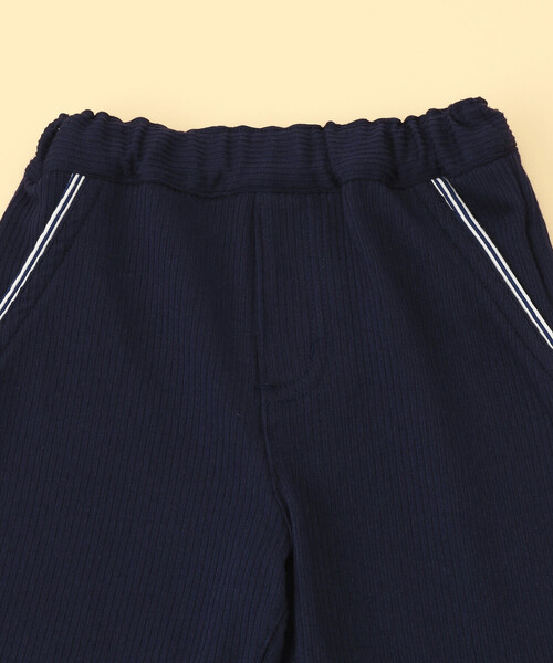 COMME CA ISM（コムサイズム）の「ヒッコリー風　グルカパンツ(80・90cm)（その他パンツ・キッズ・ネイビー/ブルー系その他・90cm/80ｃｍ）」の8枚目の写真