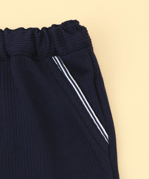COMME CA ISM（コムサイズム）の「ヒッコリー風　グルカパンツ(80・90cm)（その他パンツ・キッズ・ネイビー/ブルー系その他・90cm/80ｃｍ）」の7枚目の写真