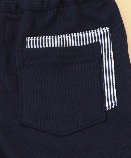 COMME CA ISM（コムサイズム）の「ヒッコリー風　グルカパンツ(80・90cm)（その他パンツ・キッズ・ネイビー/ブルー系その他・90cm/80ｃｍ）」の5枚目の写真