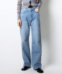 Wide straight denim / ワイドストレートデニム