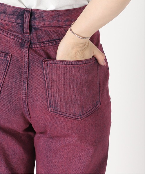 Oriens JOURNAL STANDARD(オリエンス ジャーナルスタンダード)の「Wide straight denim / ワイドストレートデニム(デニムパンツ・レディース・ブラック/ピンク/ブルー・SMALL/MEDIUM/LARGE/X-LARGE)」の6枚目の写真