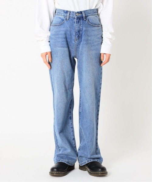 Oriens JOURNAL STANDARD(オリエンス ジャーナルスタンダード)の「Wide straight denim / ワイドストレートデニム(デニムパンツ・レディース・ブラック/ピンク/ブルー・SMALL/MEDIUM/LARGE/X-LARGE)」の18枚目の写真