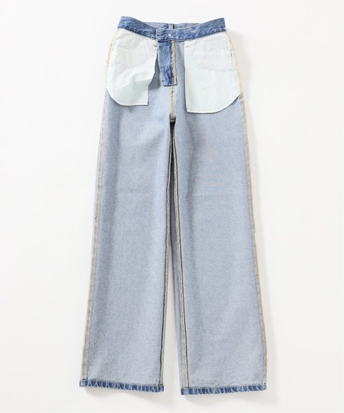 セール】Wide straight denim / ワイドストレートデニム（デニム