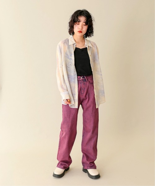 セール】Wide straight denim / ワイドストレートデニム（デニム