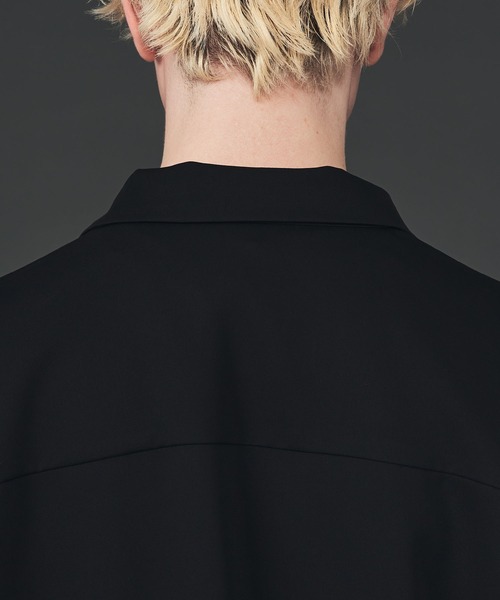 CITY TOKYO（シティトウキョウ）の「ダブルレイヤードオープンシャツ（シャツ/ブラウス・メンズ・ライトグレー/ブラック/グリーン/グレイッシュベージュ・1/2）」の14枚目の写真