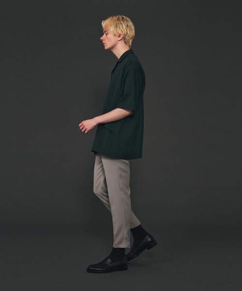 CITY TOKYO（シティトウキョウ）の「ダブルレイヤードオープンシャツ（シャツ/ブラウス・メンズ・ライトグレー/ブラック/グリーン/グレイッシュベージュ・1/2）」の20枚目の写真