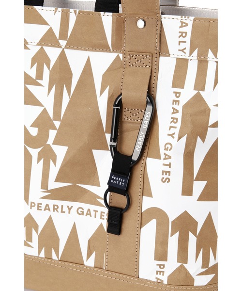 ○☆新品未使用PEARLY GATESツリー柄ペーパーバッグベージュ
