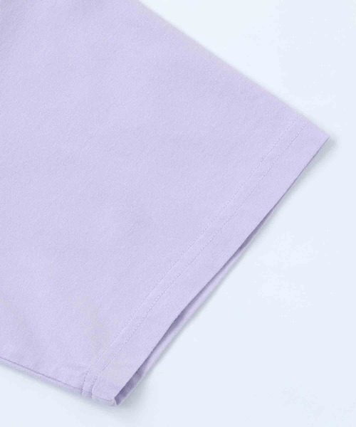 X-girl（エックスガール）の「JELLY LOGO S/S TEE/ブランドロゴ/バックプリント Tシャツ（Tシャツ/カットソー・レディース・ホワイト/ライトパープル/ブラック・S/M/XL/L）」の8枚目の写真