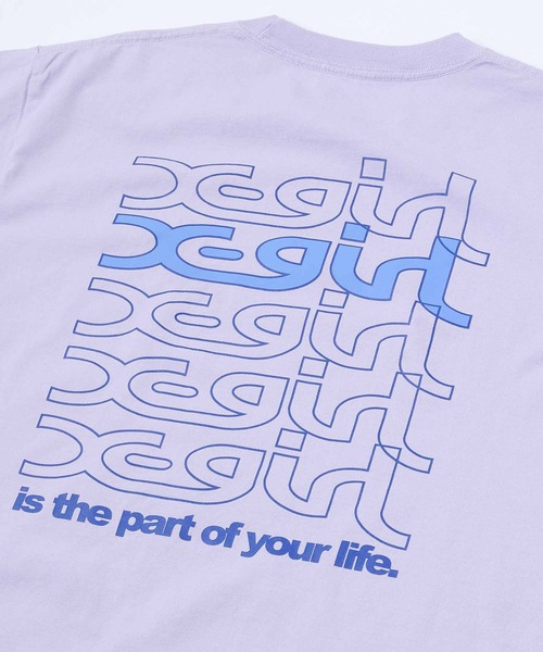 X-girl（エックスガール）の「JELLY LOGO S/S TEE/ブランドロゴ