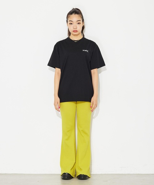 tシャツ EGLANTINE バックチュール切り替えロゴカットソー レディース 楽天市場】エミ emmi emmi×PlaX(TM) emmiロゴクロップドTシャツ