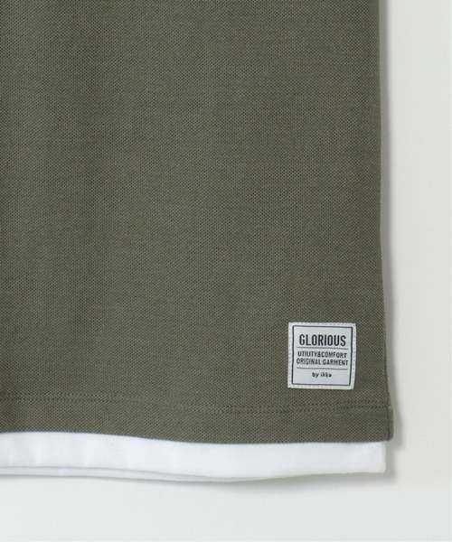 ikka(イッカ)の「【キッズ】鹿の子フェイクベストレイヤーTシャツ(100~160cm)(Tシャツ/カットソー・キッズ・ネイビー/オリーブ・110/160/140/120/130/100/150)」の14枚目の写真