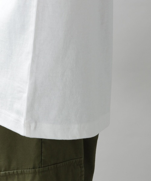 RAGEBLUE(レイジブルー)の「フラワー刺繍/ビッグシルエットTシャツ(Tシャツ/カットソー・メンズ・ホワイト/ライトブルー・MEDIUM/LARGE)」の15枚目の写真