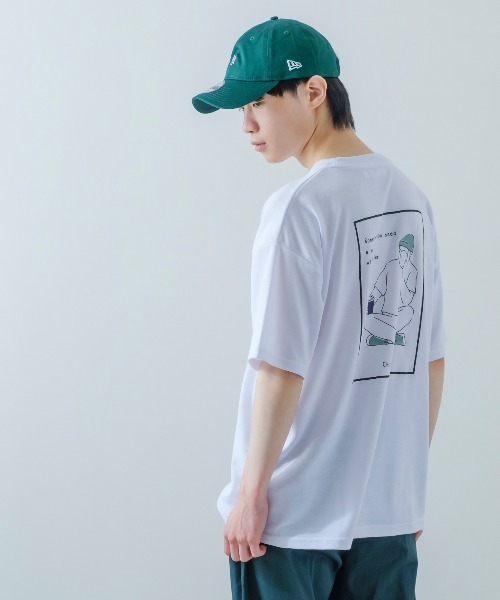 improves(インプローブス)の「イラスト バックプリント&刺しゅう 半袖Tシャツ(Tシャツ/カットソー・メンズ・ホワイト系その他/レッド/ラベンダー/グリーン/スミクロ/ホワイト・LARGE/MEDIUM)」の18枚目の写真