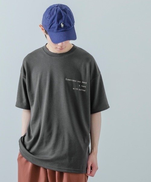 improves(インプローブス)の「イラスト バックプリント&刺しゅう 半袖Tシャツ(Tシャツ/カットソー・メンズ・ホワイト系その他/レッド/ラベンダー/グリーン/スミクロ/ホワイト・LARGE/MEDIUM)」の13枚目の写真