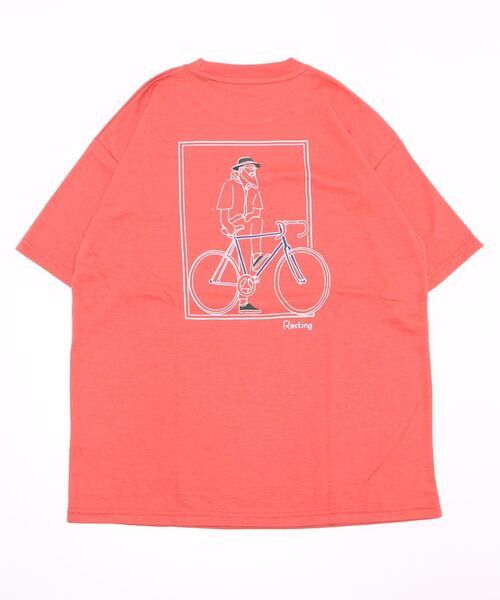 improves(インプローブス)の「イラスト バックプリント&刺しゅう 半袖Tシャツ(Tシャツ/カットソー・メンズ・ホワイト系その他/レッド/ラベンダー/グリーン/スミクロ/ホワイト・LARGE/MEDIUM)」の16枚目の写真