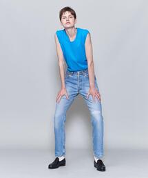 6 | ＜6(ROKU)＞COTTON U NECK NO SLEEVE T-SHIRT/Tシャツ(Tシャツ/カットソー)
