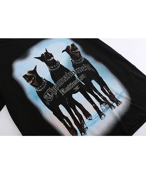 Ressaca(レサーカ)の「DOG ロゴプリントオーバーサイズ半袖犬Tシャツ(Tシャツ/カットソー・メンズ・ブラック/ベージュ・M/L/XL)」の17枚目の写真