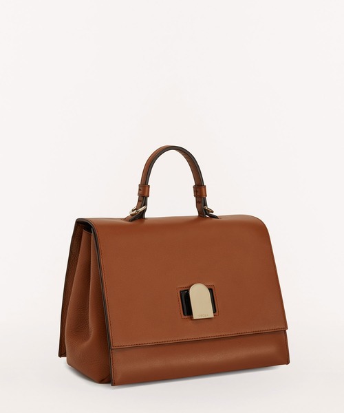 FURLA（フルラ）の「FURLA EMMA S TOP HANDLE（ハンドバッグ・レディース・ブラウン・ONE SIZE）」の8枚目の写真