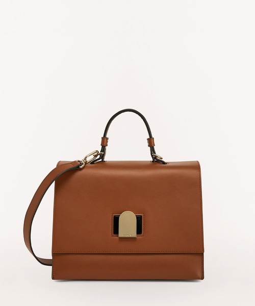 FURLA（フルラ）の「FURLA EMMA S TOP HANDLE（ハンドバッグ・レディース・ブラウン・ONE SIZE）」の5枚目の写真