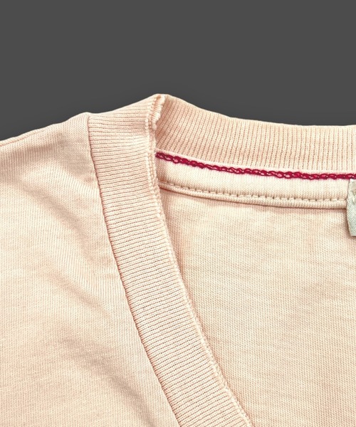 CROSSLEY(クロスリー)の「【CROSSLEY】 MADE IN ITALY Vネック Tシャツ(Tシャツ/カットソー・メンズ・ホワイト/ホワイト系その他/ネイビー/ピンク/ブラック系その他/ネイビー系1/ブラック・1/3/2)」の10枚目の写真