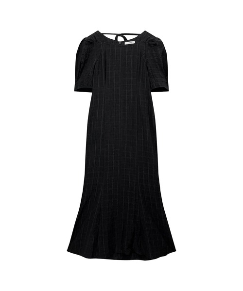 ADIRA(アディラ)の「ポコポコチェックマーメイドワンピ(ワンピース・レディース・ブルー/ブラック・MEDIUM)」の7枚目の写真