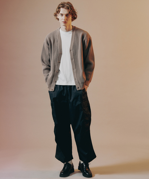 MYSELF ABAHOUSE（マイセルフアバハウス）の「【アンサンブル対応】[洗える]ポリニットカーディガン（カーディガン/ボレロ・メンズ・ベージュ/ダークグリーン/ブラウン/グレー・46/48）」の15枚目の写真