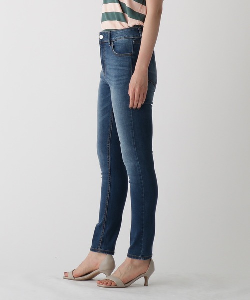 OPAQUE.CLIP（オペークドットクリップ）の「ストレッチスキニーパンツ（その他パンツ・レディース・チャコールグレー/ブラック/ダークブラウン/ライトベージュ/ブルー/ダークネイビー/ホワイト系/ダークグレー/ライトブルー・34/36/38/40/42）」の20枚目の写真