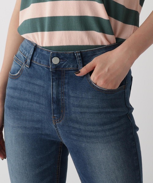 OPAQUE.CLIP（オペークドットクリップ）の「ストレッチスキニーパンツ（その他パンツ・レディース・チャコールグレー/ブラック/ダークブラウン/ライトベージュ/ブルー/ダークネイビー/ホワイト系/ダークグレー/ライトブルー・34/36/38/40/42）」の22枚目の写真