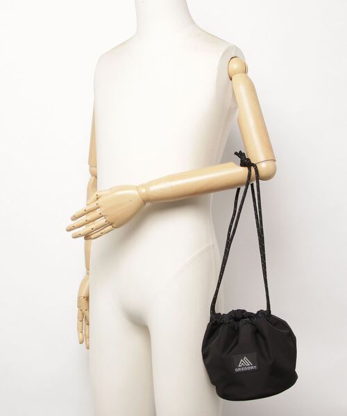 GREGORY(グレゴリー)の「DUMPLING BAG / ダンプリングバッグ / ブラック(ハンドバッグ・メンズ・ブラック・ONE SIZE)」の3枚目の写真