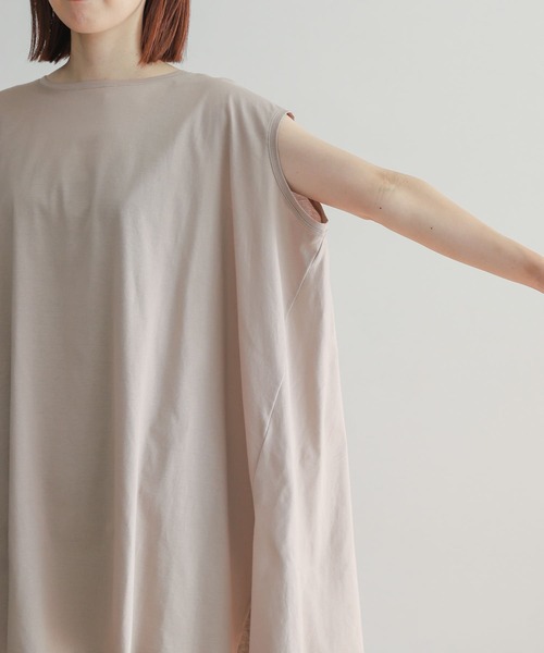 URBAN RESEARCH DOORS（アーバンリサーチドアーズ）の「フレアチュニックカットソー（Tシャツ/カットソー・レディース・チャコールグレー/ベージュ系その他・MEDIUM）」の22枚目の写真