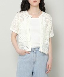 ALAND | 3.3 Field Trip／SHEER KNIT カーディガン 2353236(カーディガン/ボレロ)