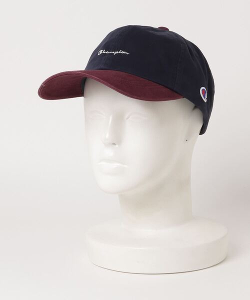 Champion(チャンピオン)の「【Champion/チャンピオン】ツイルミニロゴキャップ(キャップ・メンズ・ホワイト/ブラック/ベージュ/ネイビー/グレー/グリーン・FREE)」の1枚目の写真