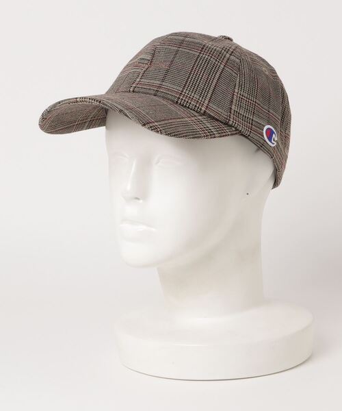 Champion(チャンピオン)の「【Champion/チャンピオン】ツイルミニロゴキャップ(キャップ・メンズ・ホワイト/ブラック/ベージュ/ネイビー/グレー/グリーン・FREE)」の4枚目の写真
