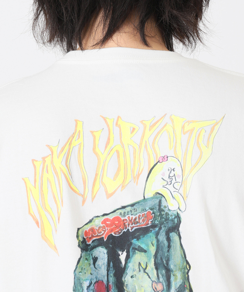 JOURNAL STANDARD（ジャーナルスタンダード）の「【ナカヨークシティ×JOURNAL STANDARD】Powerspot TEE（Tシャツ/カットソー・メンズ・ホワイト/ブラック・MEDIUM/LARGE/X-LARGE）」の8枚目の写真