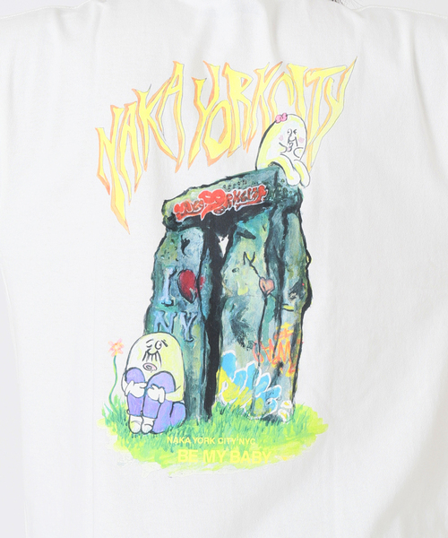 JOURNAL STANDARD（ジャーナルスタンダード）の「【ナカヨークシティ×JOURNAL STANDARD】Powerspot TEE（Tシャツ/カットソー・メンズ・ホワイト/ブラック・MEDIUM/LARGE/X-LARGE）」の9枚目の写真