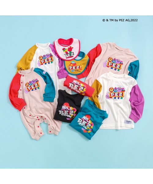 BREEZE(ブリーズ)の「WEB限定 PEZコラボモチーフスタイ2Pセット(スタイ/よだれかけ・キッズ・レインボー・80)」の5枚目の写真
