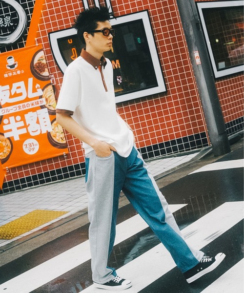FTW(エフティダブリュー)の「DIVISION TRACK PANTS(その他パンツ・メンズ・ライトブルー/ブラック・LARGE/MEDIUM)」の3枚目の写真