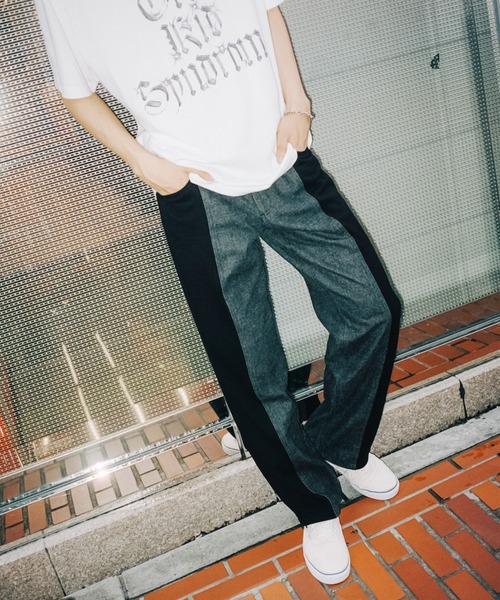 FTW(エフティダブリュー)の「DIVISION TRACK PANTS(その他パンツ・メンズ・ライトブルー/ブラック・LARGE/MEDIUM)」の4枚目の写真