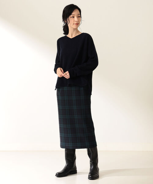 Demi-Luxe BEAMS（デミルクス ビームス）の「Demi-Luxe BEAMS / チェック セミタイト スカート（スカート・レディース・その他1・40/38/36/34）」の2枚目の写真